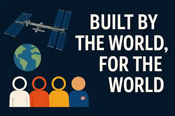 A symbol of international collaboration, the ISS unites space agencies from around the globe in peaceful cooperation.