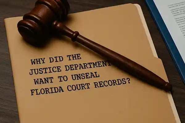 Why Did the Justice Department Want to Unseal Florida Court Records?