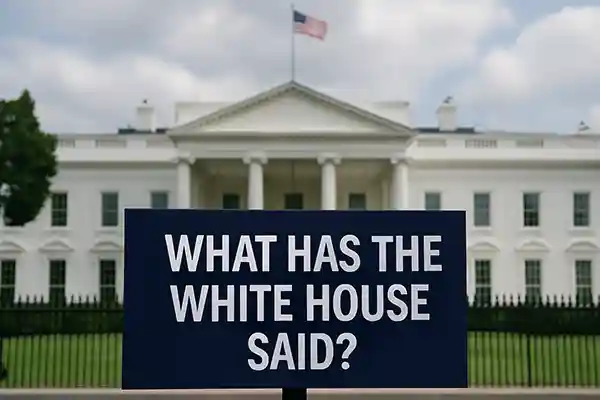 What Has the White House Said?
