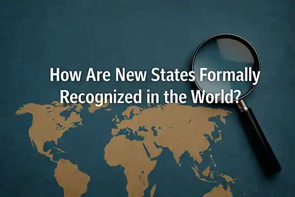 How Are New States Formally Recognized in the World?
