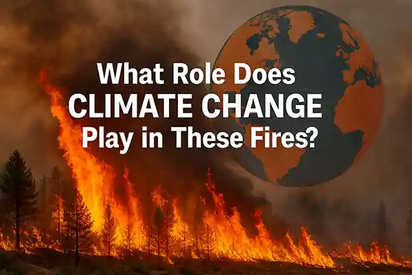 What Role Does Climate Change Play in These Fires?