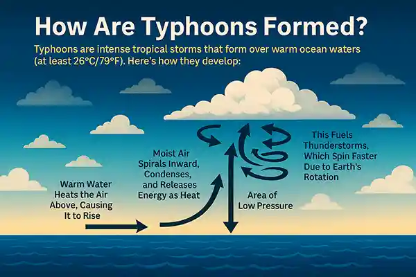 How Are Typhoons Formed?