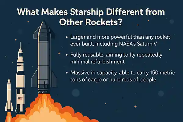 What Makes Starship Different from Other Rockets?