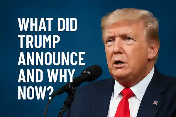 What Did Trump Announce and Why Now?