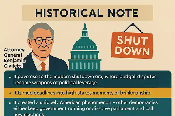 Historical Note: What Is a Government Shutdown?